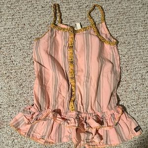 Matilda Jane girls Size 8 ruffled top